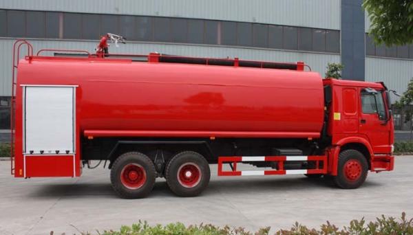 caminhão de escada do carro de bombeiros/departamento dos bombeiros de petroleiro de 6X4 LHD/carros de bombeiros industriais