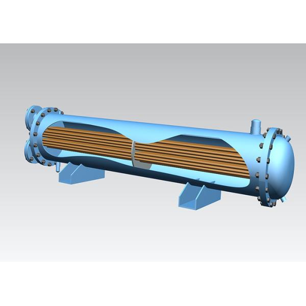 R134A Refrigerant 3000KW Shell And Tube Evaporator