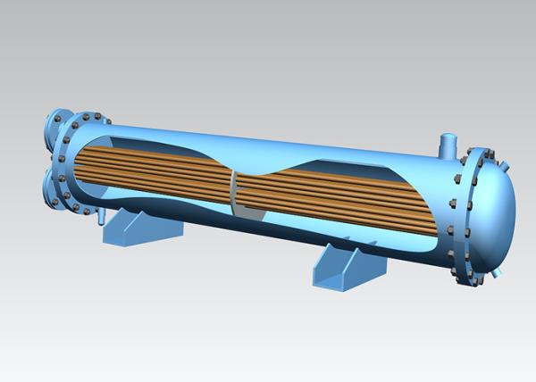 R134A Refrigerant 3000KW Shell And Tube Evaporator