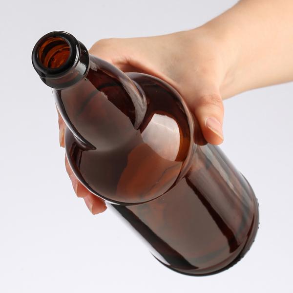 Стеклянные бутылки пива 12 унций 330 мл длинная шея пиво Стеклянная бутылка пива 330 мл с крышкой