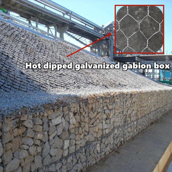 HOT DIPPED GALVANIZED HEXAGONAL GABION BOX GABION RETAINING WALL RIVER BANK PROTECTION GABION