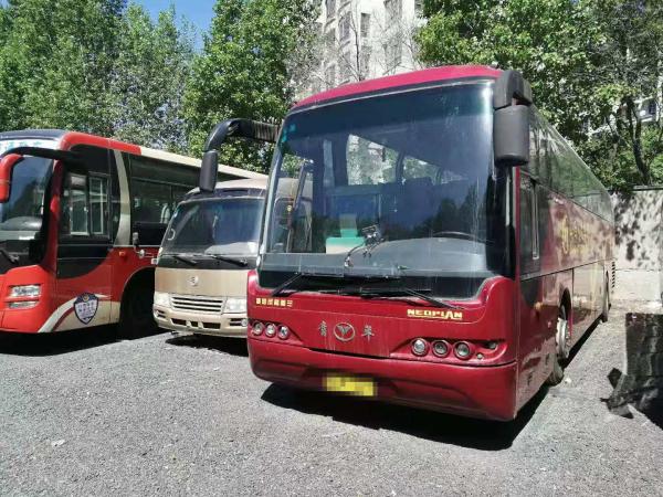 JNP6122DEB Youngman Tourism Used Passenger Coach Bus 2013 Year 48 Seats Left Hand Steering