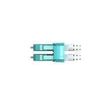 Conception compacte du connecteur en fibre optique LC en plastique / métal