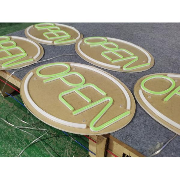 Manufacturer customization hanging business neon store led open sign