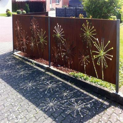 O jardim de aço decorativo cinzelado de Corten seleciona o serviço do ODM do OEM dos painéis
