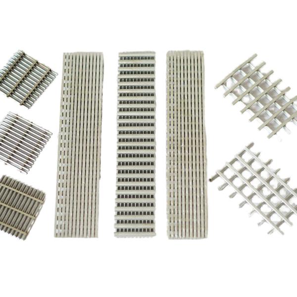 Stainless Steel Wedge Wire Wrapped Curved Sieve Flat Screen Filter Meshes