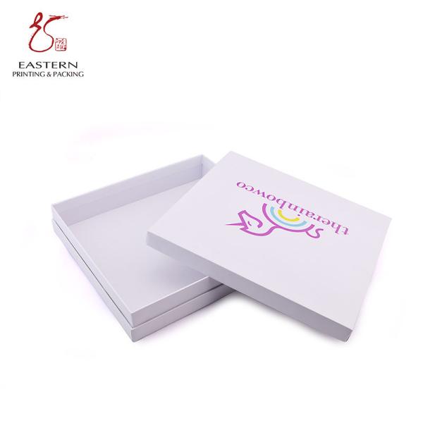 Customized Quantity Paperboard Gift Box with Lid | Scarf Packaging