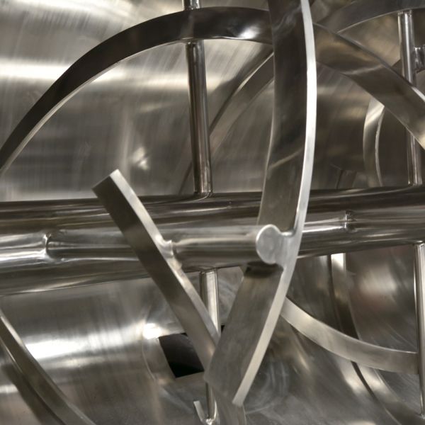 Variable Speed Stainless Steel Horizontal Powder Mixer with 500-1000L Mixing Capacity