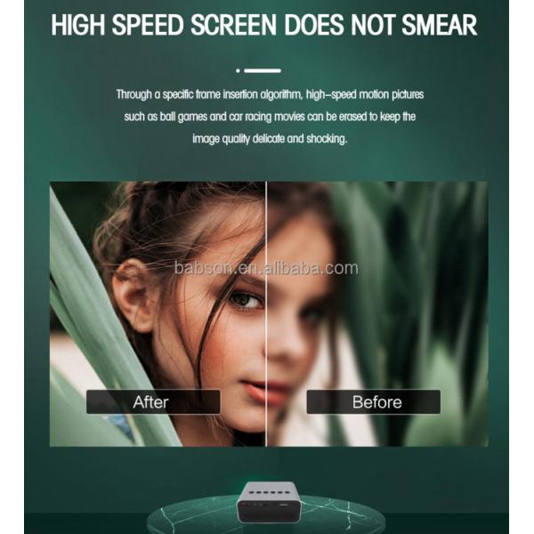 Smart Home Theater 1080p Portable Pocket Projector LED Lamp Mini Projector Stereo Manual Lens Star 200