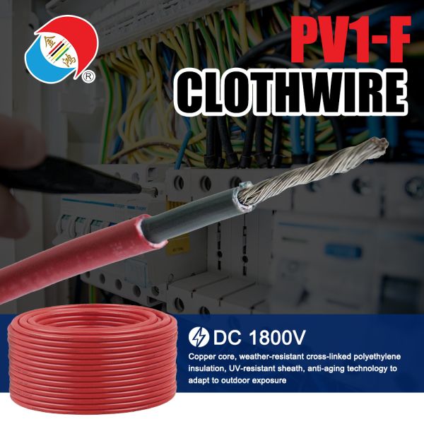 PV1-F Photovoltaic DC Solar Cable 1.8kV UL/TUV Certified for Panel Wiring & Inverter Connection