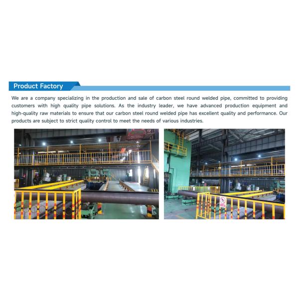 Pièces en acier laminées à la soudure ronde, peintes en noir, sans huile