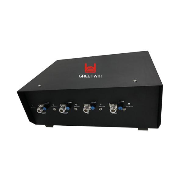 80W High Power Four Band Cell Phone Signal Jammer With 20 to 100m Jamming Meters