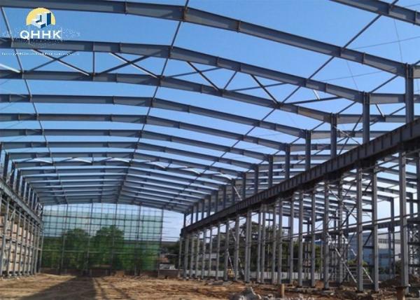 Galvanized Steel Structure Warehouse Construction H Section Hot Rolled Steel Buildings
