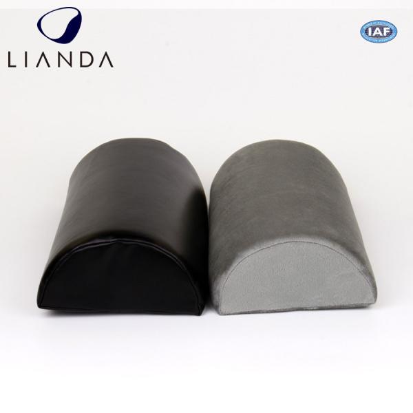 Half Cylinder Memory Foam Cushion , Black Foam Foot Rest Cushion For Office / Home