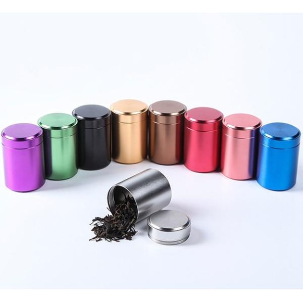 Коробки олова чая цвета 250ml ODM 4 вокруг Cannabursts