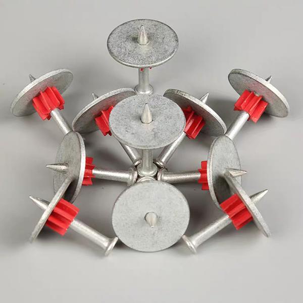 Direct Supply Power Actuated Concrete Nails with Flat Head and 25mm Washer Diameter