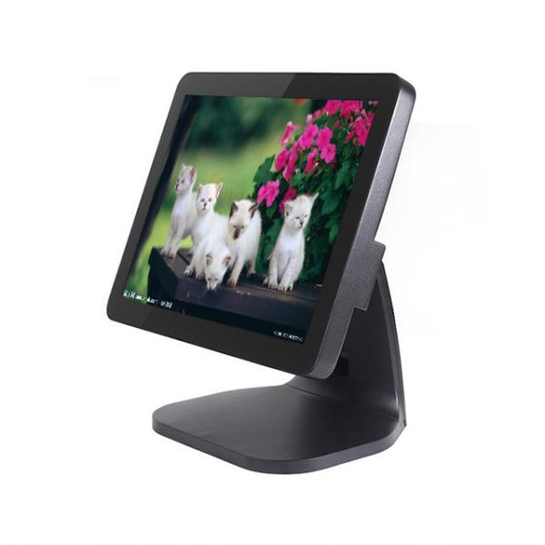 Black Color Touch Screen Point Of Sale System , All In One Pos System For Supermarket