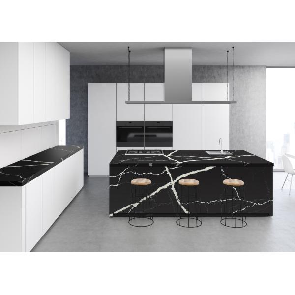 Polished Black Quartz Stone