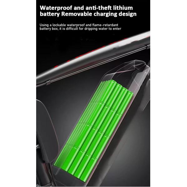 36V 48V 15Ah 20Ah Electric E Bike Battery Multipurpose Durable