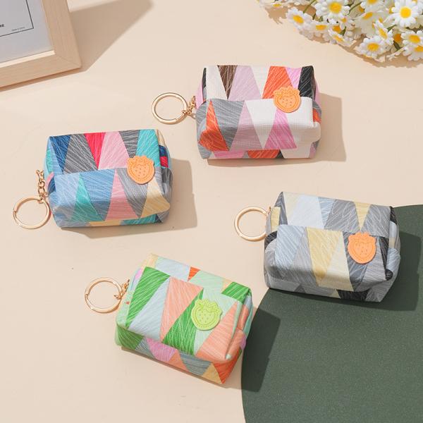 Монетка кошелек женский мини простой циплет компактная корейская версия студентка милая девушка сердце карта ключ монета маленький кошелек