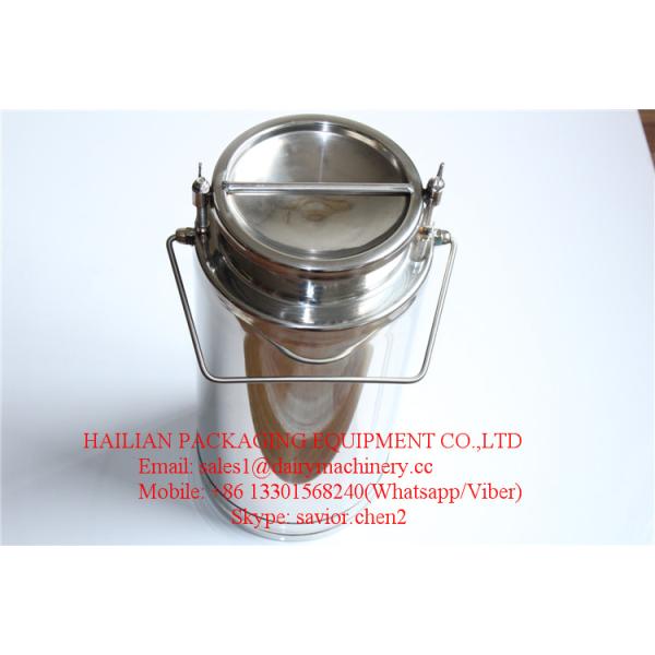 SS304 Milk Cans , 20L Milk Bucket For Milk Transportation and Storage