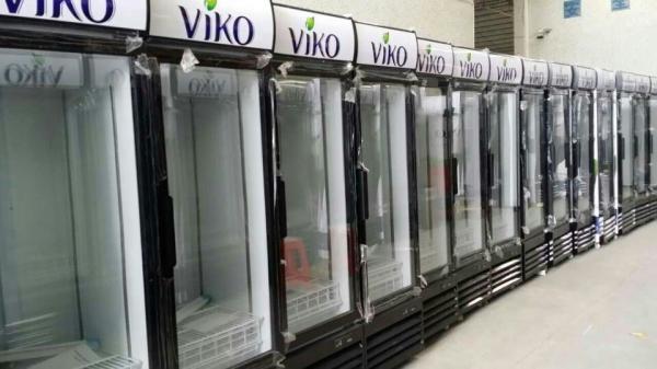 Refrigerador frio comercial ereto da bebida da bebida para a loja com porta de vidro