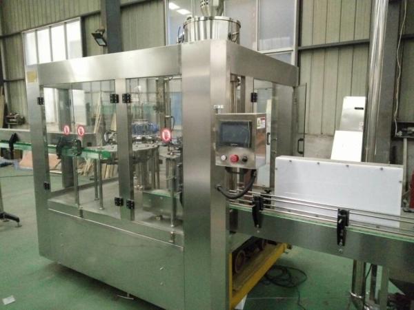 PET / Glass Bottle Water Filling And Sealing Machine , 1.3KW Filling Water Machine