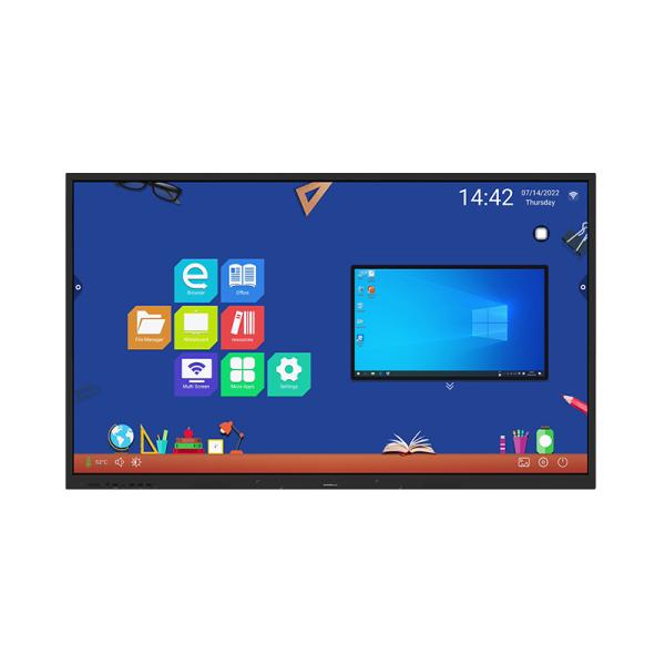 86 Inch Smart Monitor Tou Ch Screen Interactive Board Flat Panel for Office