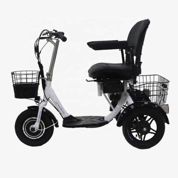 48V 300W Motor Power 12 Inch Electric Tricycle 3 Wheel Electric Bike for Adult Cargo