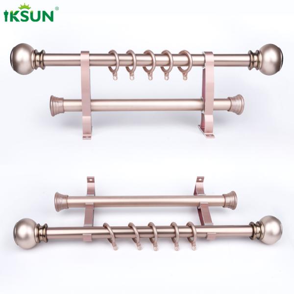 New Design Classical Roman Rod Hanging Decorative Curtain Rod  For Curtain Accessories
