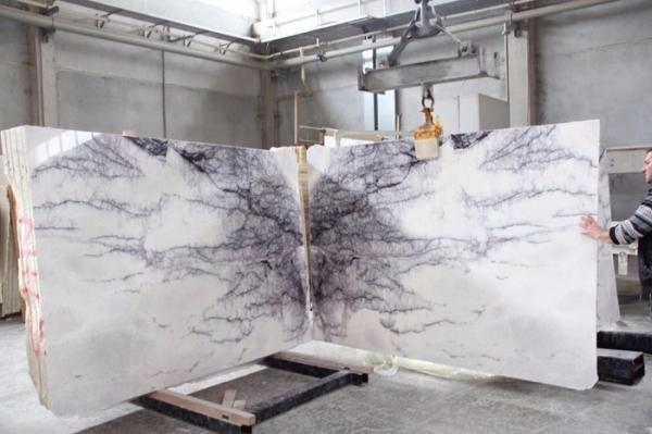 Living Room Stone Slab Countertop Calacatta Marble Worktop Crystal White