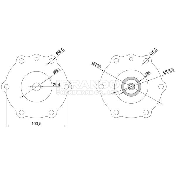 Тип комплекты для ремонта ДЖОИЛ диафрагмы для 1 клапана соленоида дюйма ДЖИКИ 40 ДЖИКР 40 ДЖИСИ 40 ДЖИСР 40 ДЖИФИ 40 ДЖИФР 40 1/2