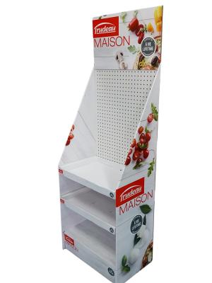 Retail Store Sturdy Pegboard Hook Display Multiple Hooks Wall Mounted