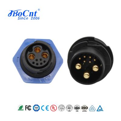 Waterproof Circular Connectors Electrical Plug Socket IP67 Panel Mount Connector 3+6 Pin