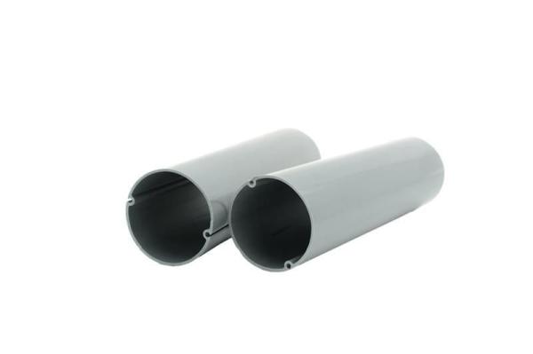 Electrical Insulation Customized Color PVC Plastic Pipe Grey ODM PVC Tubing Profiles