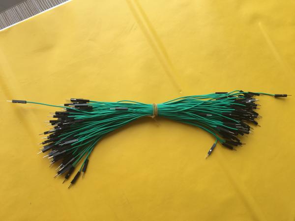 Tábua de pão principal quadrada flexível Jumper Wires, homem de 100mm - de 400mm ao homem Jumper Wires