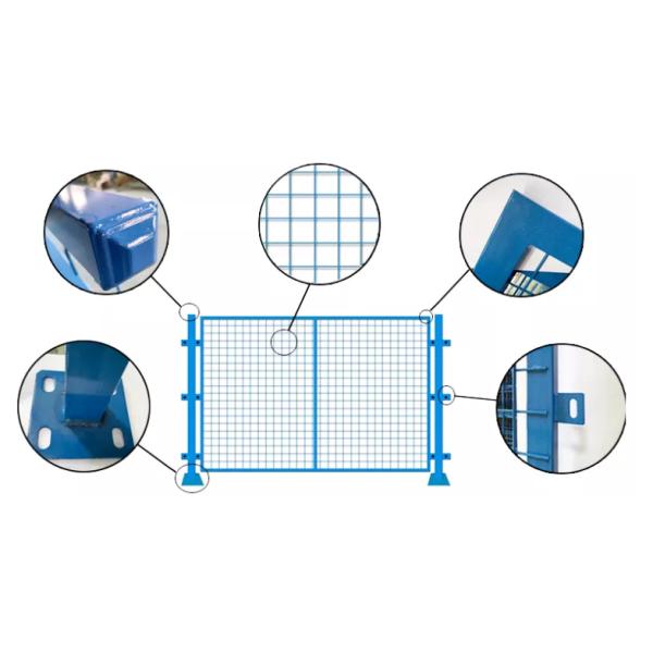 Workshop Isolation Safety Fence Steel Fence Panels for Machine Isolation Protection