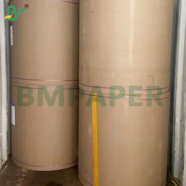 Eco-Friendly Unbleached Striped Kraft Paper Rolls for Flower Packing