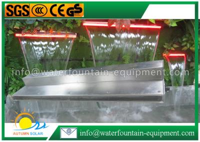 Garden Water Fountain Equipment Waterfall Blade With Remote Controller 1500mm Length