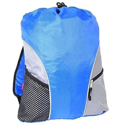 Trouxas relativas à promoção dos produtos do cordão de nylon azul para nadar a sapata de Gymsack