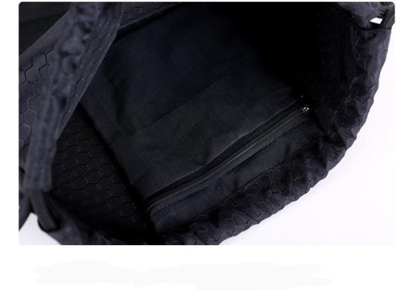 Mochila unissex com cordão à prova d'água Mochila de basquete Oxford