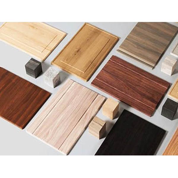 E0 Glue Replacement Kitchen Unit Doors , Custom Design Flat Cabinet Doors