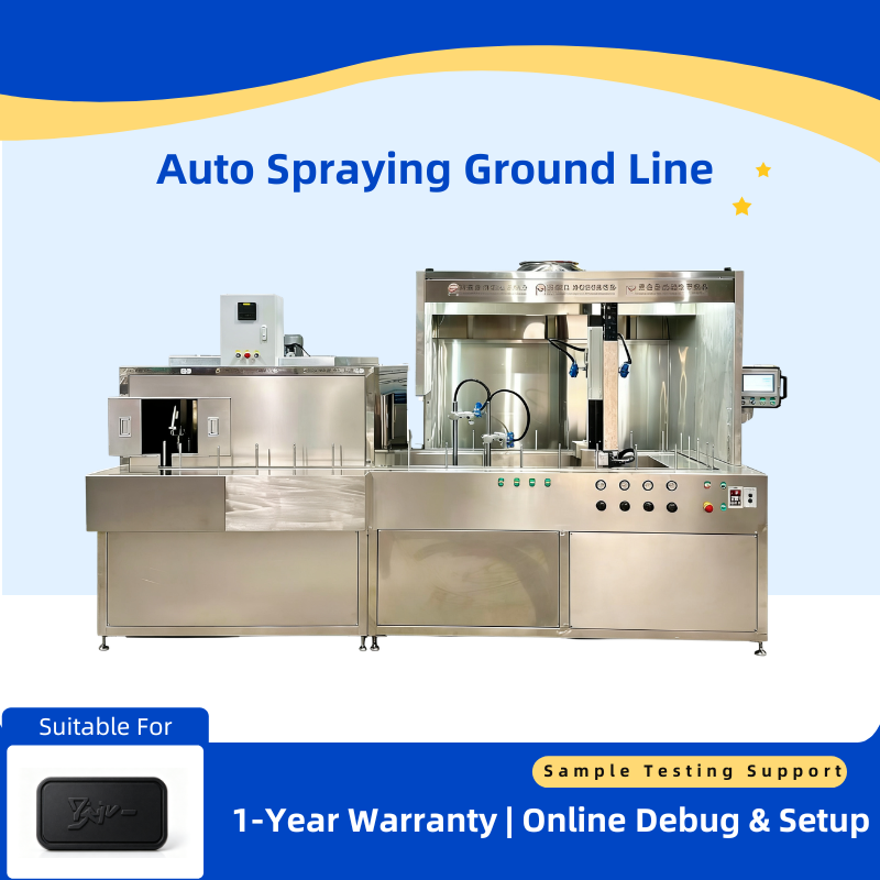 Industrial Precision Automated Coating System for Plastic Nameplate Components