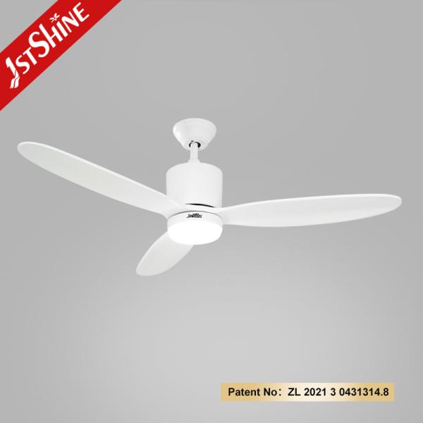 Ventilador de teto 1stshine com certificação ETL embutido ou tipo teto com luz LED e 2-