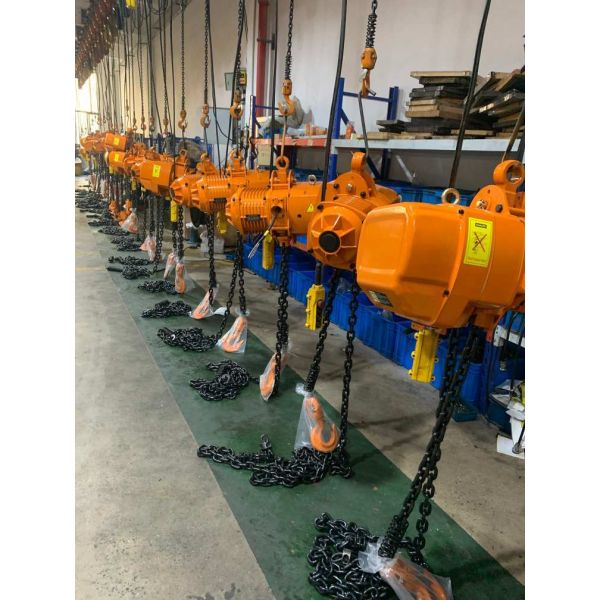 CE Certified Hook Suspension Type Electric Chain Hoist Lifting Capacity 3 Ton