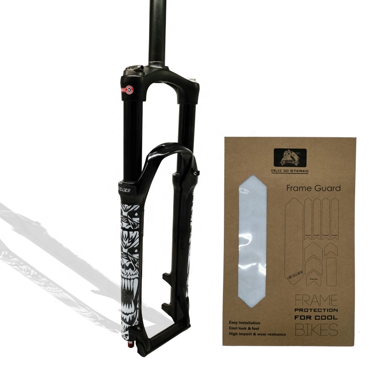 3D Waterproof Bicycle Fork Protection Sticker for Decorative Cycling Frame Guard