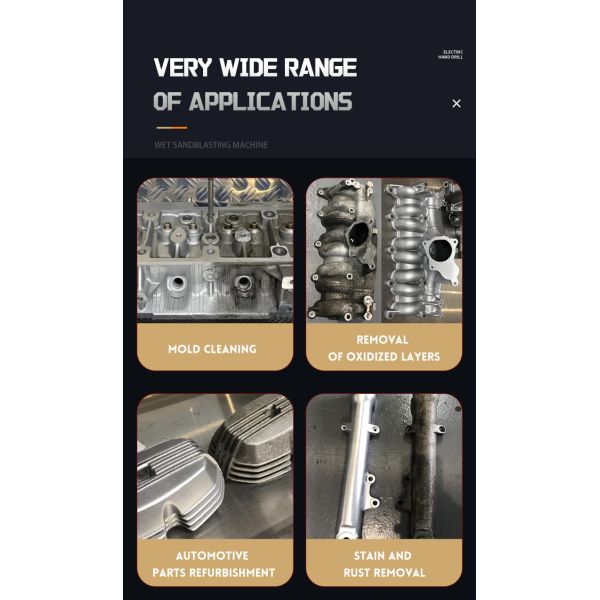 1000L Sandblast Cabinet Wet Sandblasting Machine CE