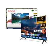 Téléviseur intelligent 32 40 50 55 65 pouces LED UHD Android WiFi 2K 4K Écran plat