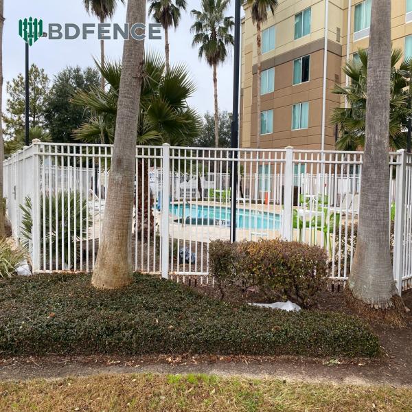 1.5m Height Wildlife Friendly Tubular Steel Fence Habitat Conscious
