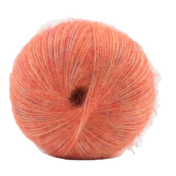 Custom Knitted Brushed Yarn 1/6NM Recycled Blend Wool Crochet Yarn